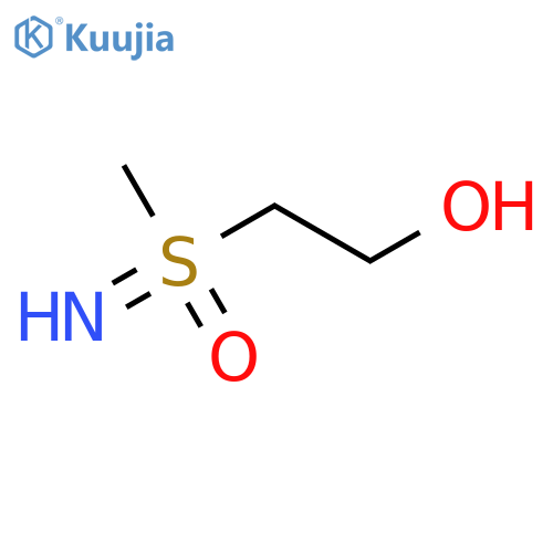 (2-hydroxyethyl)(imino)methyl-lambda6-sulfanone structure