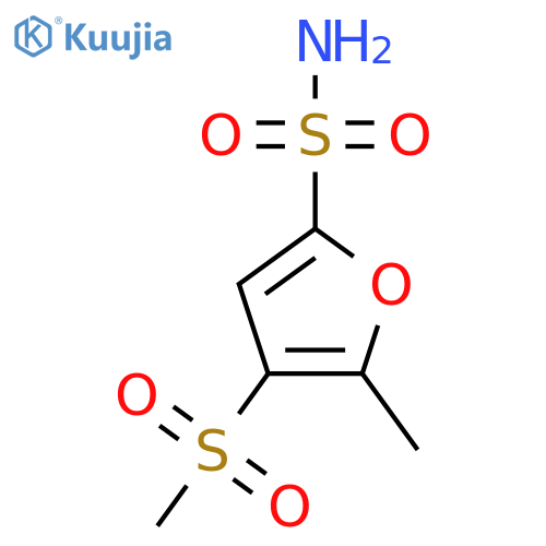 4-methanesulfonyl-5-methylfuran-2-sulfonamide structure