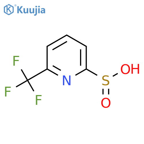 6-(Trifluoromethyl)pyridine-2-sulfinic acid structure