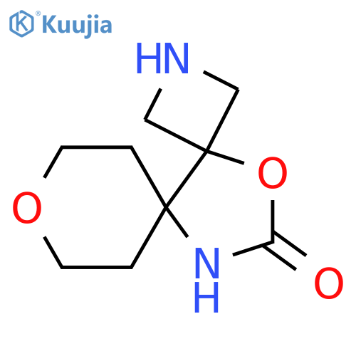 8,13-dioxa-2,11-diazadispiro3.0.5^{5}.3^{4}tridecan-12-one structure