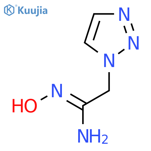 N-hydroxy-2-(1H-1,2,3-triazol-1-yl)ethanimidamide structure