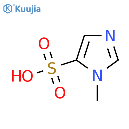 1-methyl-1H-imidazole-5-sulfonic acid structure
