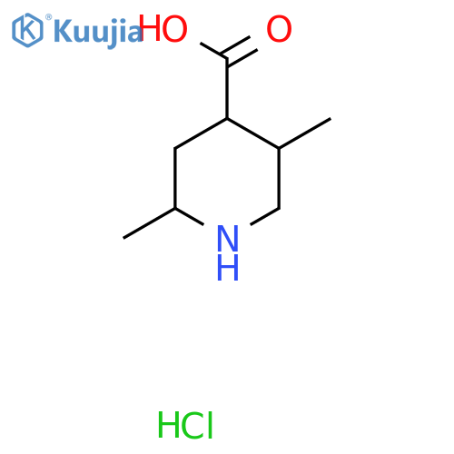 2,5-dimethylpiperidine-4-carboxylic acid hydrochloride, Mixture of diastereomers structure