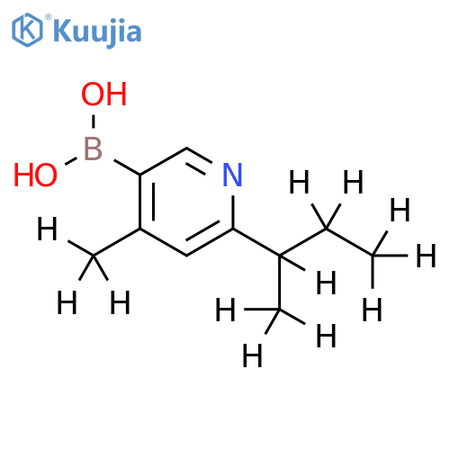 [4-Methyl-6-(sec-butyl)-d12]-pyridine-3-boronic acid structure
