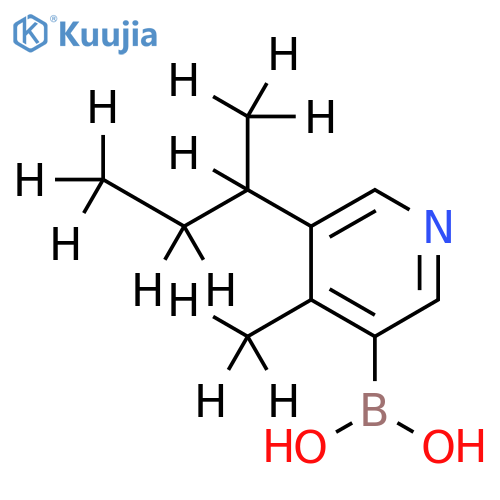 [4-Methyl-5-(sec-butyl)-d12]-pyridine-3-boronic acid structure