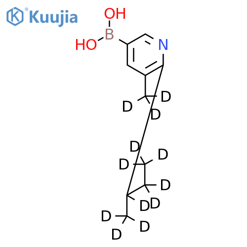 [5-Methyl-6-(sec-butyl)-d12]-pyridine-3-boronic acid structure