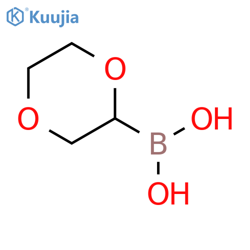 1,4-Dioxane-2-boronic acid structure