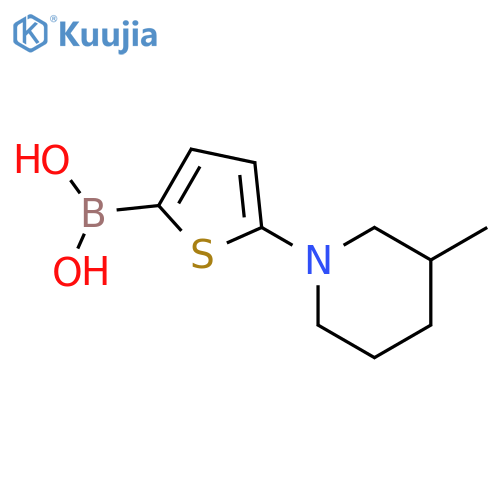 5-(3-Methylpiperidin-1-yl)thiophene-2-boronic acid structure