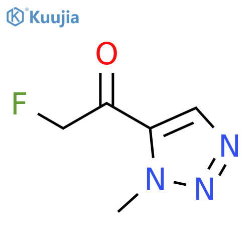 2-fluoro-1-(1-methyl-1H-1,2,3-triazol-5-yl)ethan-1-one structure
