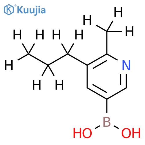 [6-Methyl-5-(n-propyl)-d10]-pyridine-3-boronic acid structure