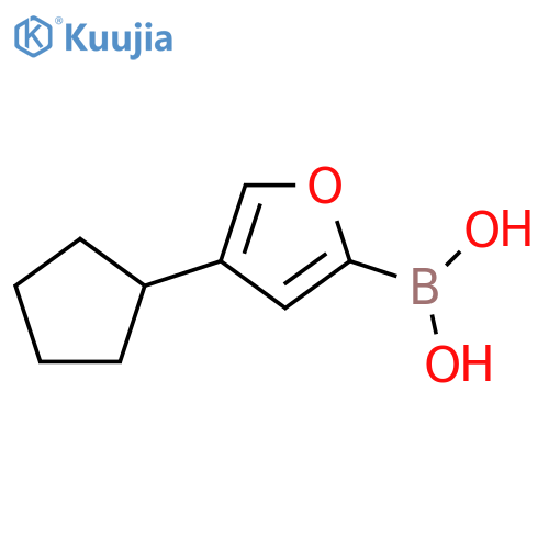 4-(Cyclopentyl)furan-2-boronic acid structure