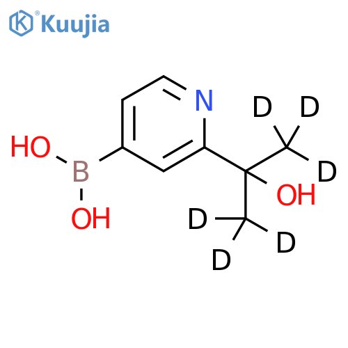 2-(2-HYDROXYPROPAN-2-YL-d6)-PYRIDINE-4-BORONIC ACID structure