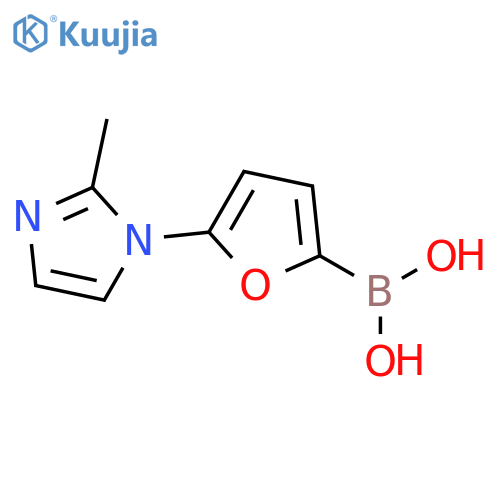 5-(2-Methylimidazol-1-yl)furan-2-boronic acid structure