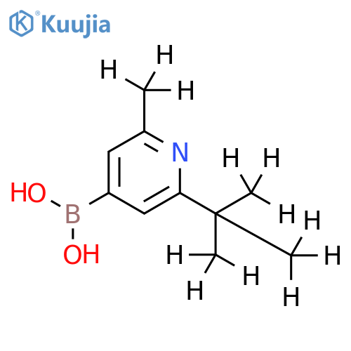 [2-Methyl-6-(tert-butyl)-d12]-pyridine-4-boronic acid structure
