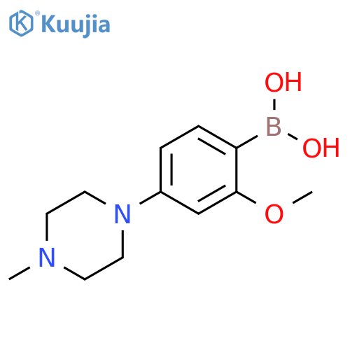 2-Methoxy-4-(4-methylpiperazin-1-yl)phenylboronic Acid structure