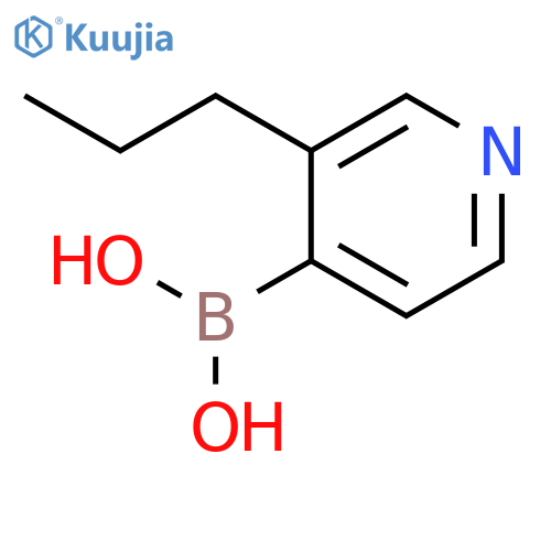 3-(n-Propyl)pyridine-4-boronic acid structure