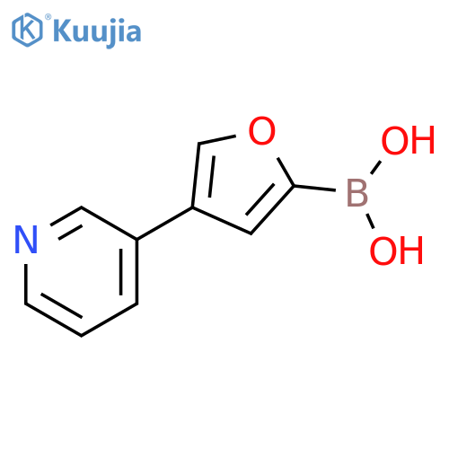 4-(Pyridin-2-yl)furan-2-boronic acid structure