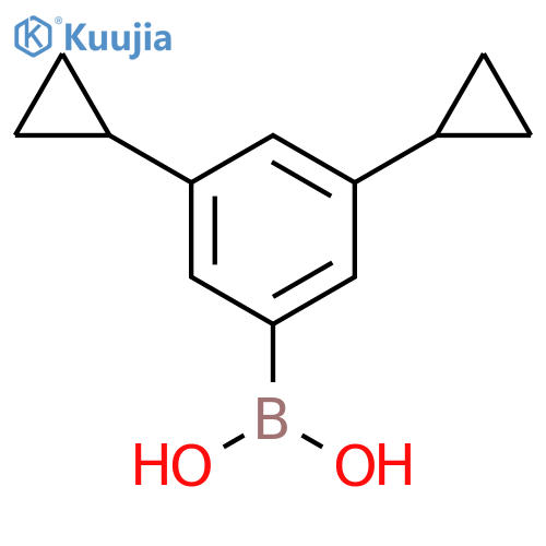 3,5-Dicyclopropylphenylboronic acid structure