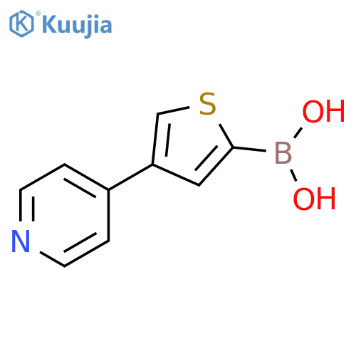 4-(Pyridin-4-yl)thiophene-2-boronic acid structure