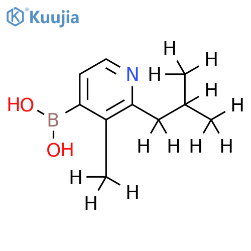 [2-(iso-Butyl)-3-methyl-d12]-pyridine-4-boronic acid structure
