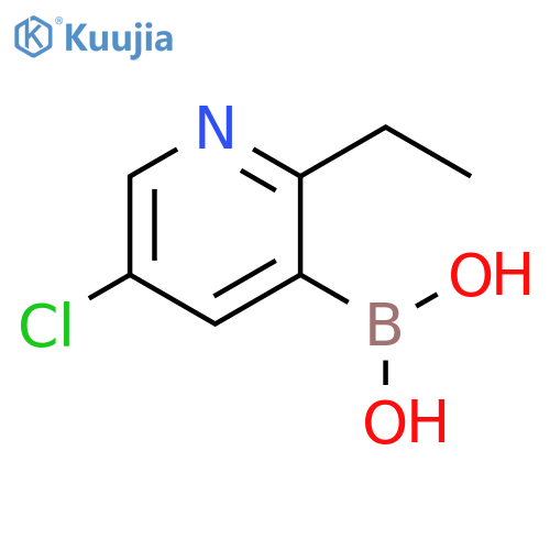 5-Chloro-2-ethylpyridine-3-boronic acid structure