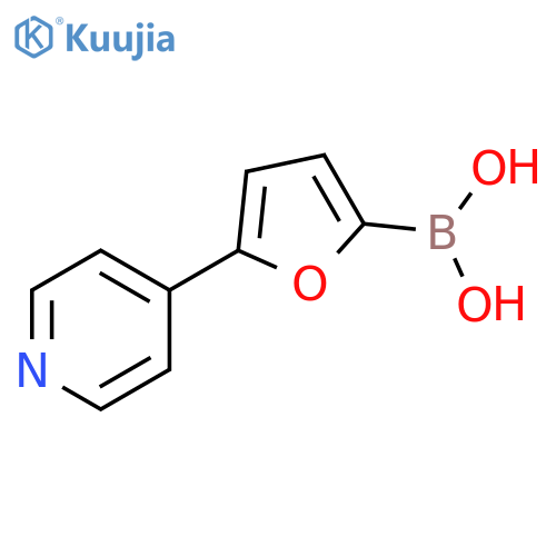 5-(Pyridin-4-yl)furan-2-boronic acid structure