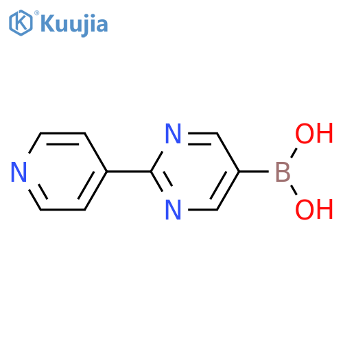 (2-(pyridin-4-yl)pyrimidin-5-yl)boronic acid structure