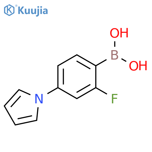 2-Fluoro-4-(1H-pyrrol-1-yl)phenylboronic acid structure