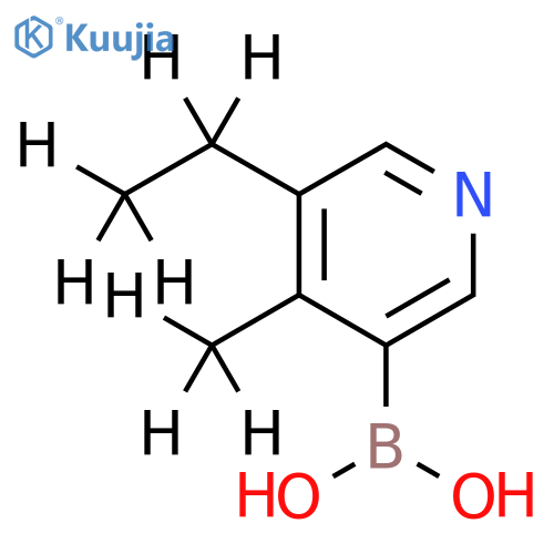 (4-Methyl-5-ethyl-d8)-pyridine-3-boronic acid structure