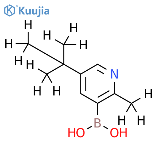 [2-Methyl-5-(tert-butyl)-d10]-pyridine-3-boronic acid structure