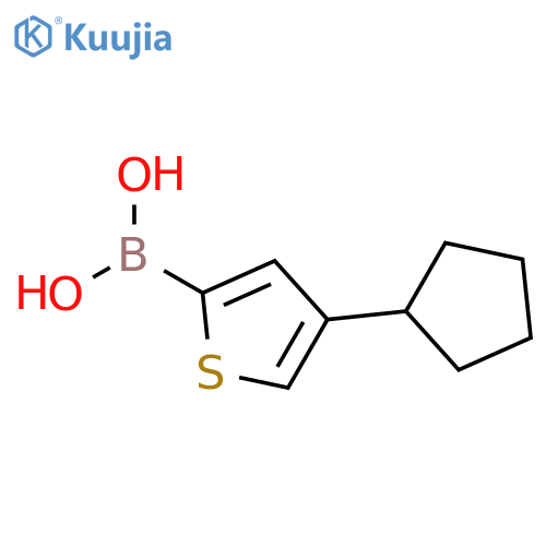 4-(Cyclopentyl)thiophene-2-boronic acid structure