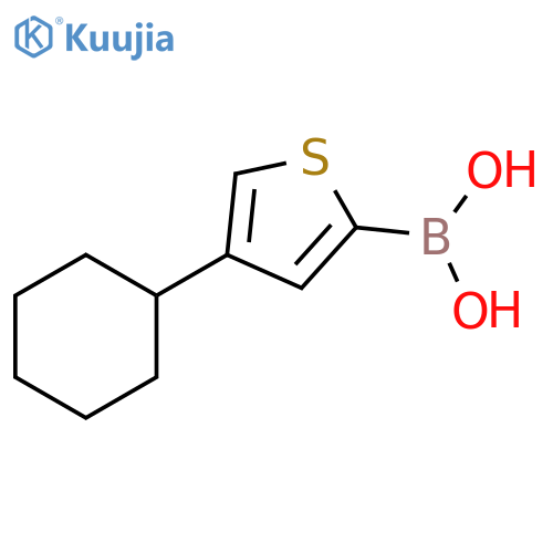 4-(Cyclohexyl)thiophene-2-boronic acid structure