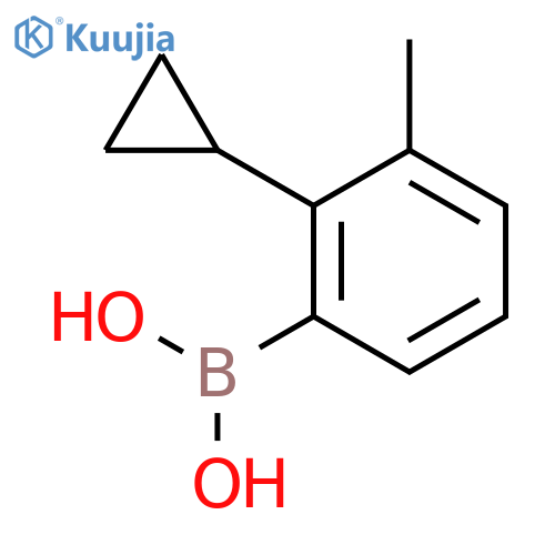 3-Methyl-2-cyclopropylphenylboronic acid structure