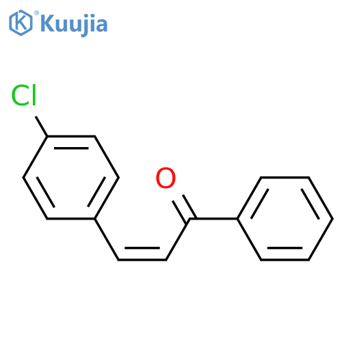 2-Propen-1-one,3-(4-chlorophenyl)-1-phenyl-, (2E)- structure