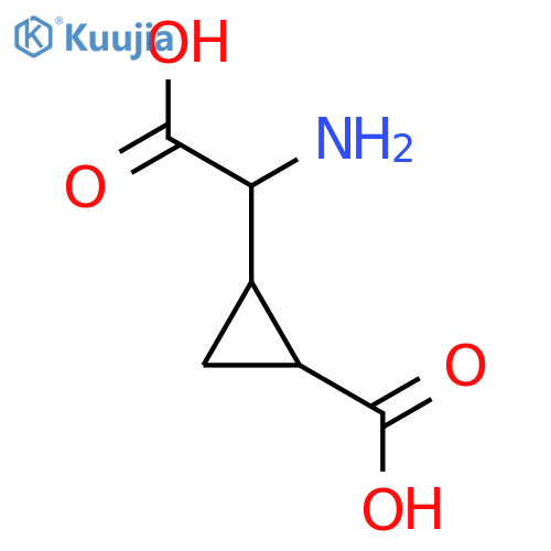 2-amino(carboxy)methylcyclopropane-1-carboxylic acid structure
