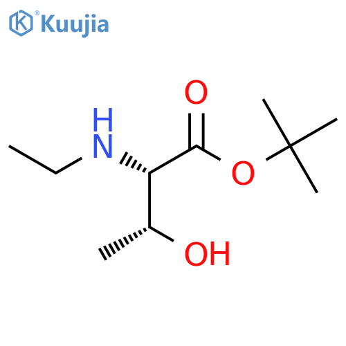 tert-butyl (2S,3R)-2-(ethylamino)-3-hydroxybutanoate structure