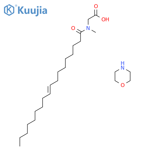 (Z)-N-Methyl-N-(1-oxo-9-octadecenyl)glycine, compound with morpholine (1:1) structure