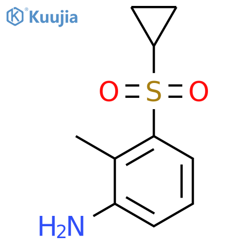 3-(Cyclopropylsulfonyl)-2-methylaniline structure