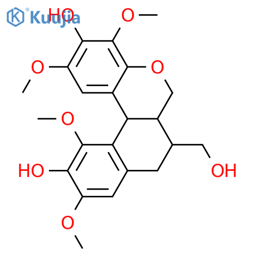 2,7'-Cyclo-2',9'-epoxy-8,8'-lignan-3,3',4,4',5,5',9-heptol; (7'R,8R,8'R)-form, 3,3',5,5'-Tetra-Me ether structure