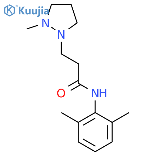 1-Pyrazolidinepropanamide,N-(2,6-dimethylphenyl)-2-methyl- structure