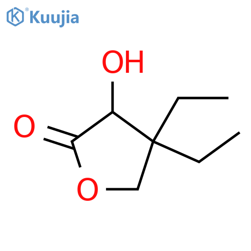 4,4-diethyl-3-hydroxyoxolan-2-one structure