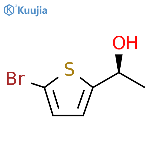 (1S)-1-(5-bromothiophen-2-yl)ethan-1-ol structure