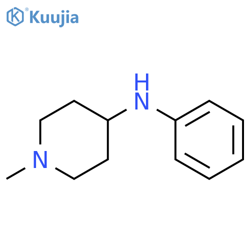1-methyl-N-phenylpiperidin-4-amine structure