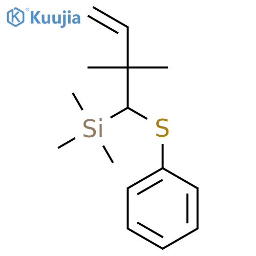 Silane, [2,2-dimethyl-1-(phenylthio)-3-butenyl]trimethyl- structure