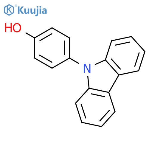 Phenol, 4-(9H-carbazol-9-yl)- structure