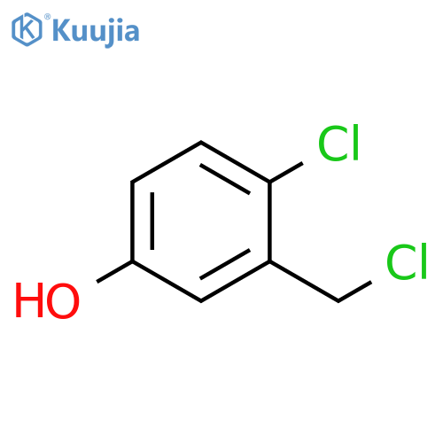 4-chloro-3-(chloromethyl)phenol structure