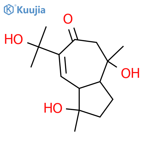 4,10,11-Trihydroxy-6-guaien-8-one; (1β,4α,5α,10β)-form structure