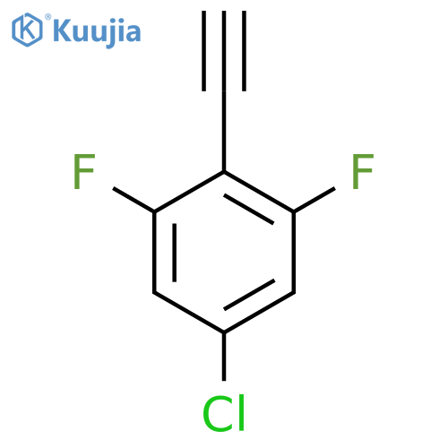 5-Chloro-2-ethynyl-1,3-difluorobenzene structure