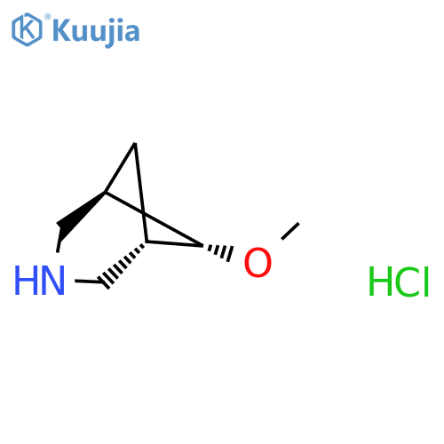 6-Methoxy-3-azabicyclo3.1.1heptane Hydrochloride structure
