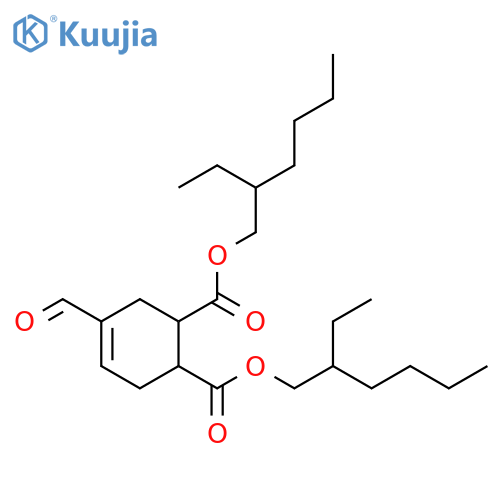 4-Cyclohexene-1,2-dicarboxylic acid, 4-formyl-, 1,2-bis(2-ethylhexyl) ester structure
